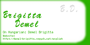 brigitta demel business card